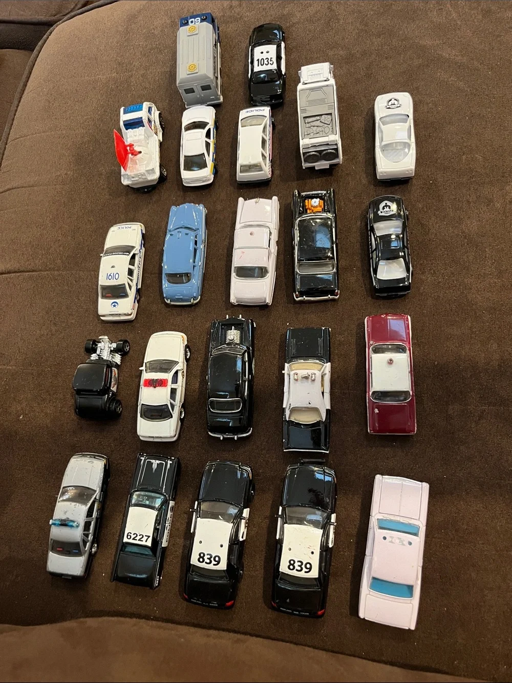 Assorted Kids Toy Police Car Set